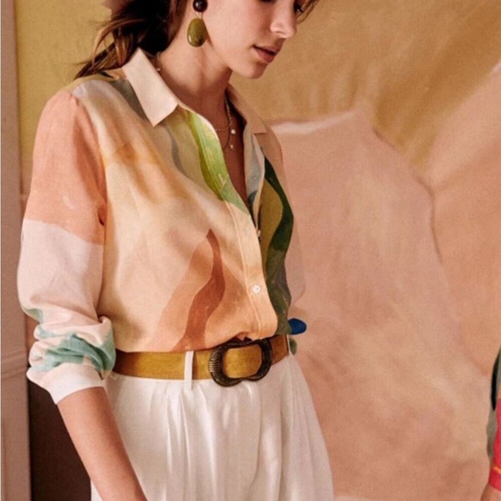 Sezane x Sasha Podgurska Pierro Shirt - EUC / Rare and sold out